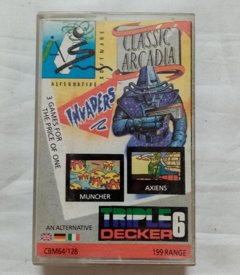 Triple Decker 6 - Classic Arcadia (Alternative Software) - Commodore 64/C64 Spel