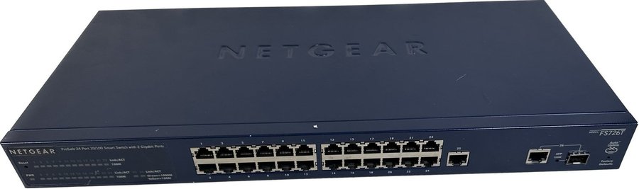 NETGEAR ProSafe FS726T Smart Switch 24-Port 10/100Mbps