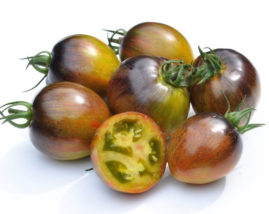 Tomat ATOMIC FUSION höjd 150 cm vikt 60-120 g SÅÅÅ vackra o goda! 6 frö