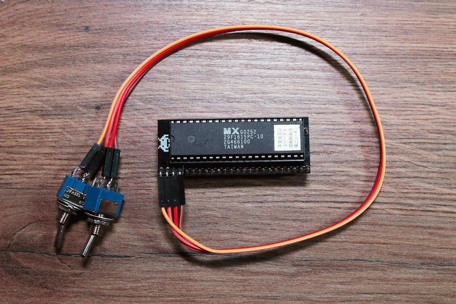 Quad Kickstart Switcher inkl EEPROM för Amiga | 27C160 switch rom EPROM