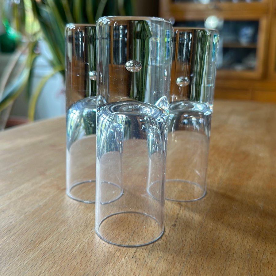 3 tumbler glas Pippi Walter Hickman