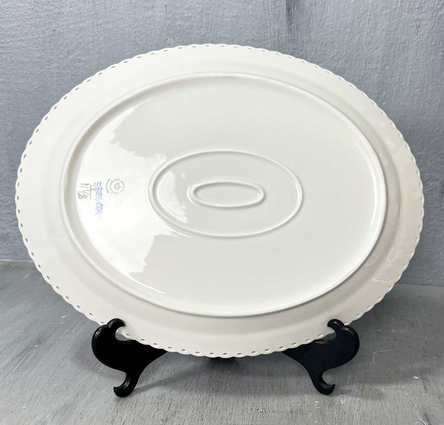 KUNGLIG DANSK - ROYAL COPENHAGEN MUSSELMALET HELTLOND SERVERINGFAT FAT 1/1148