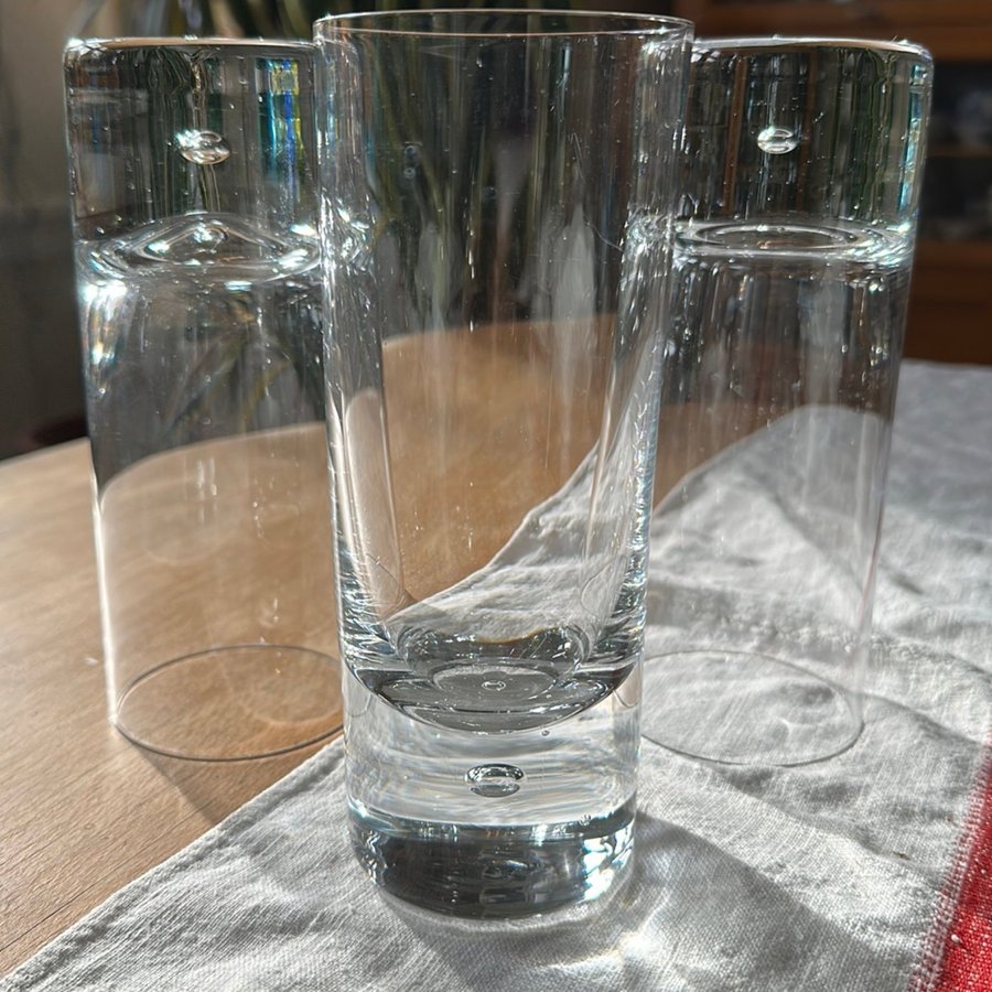 3 Pippi stora tumblerglas