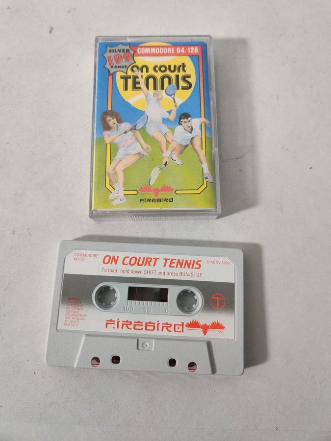 ON COURT TENNIS (Commodore 64/C64 Kassett)