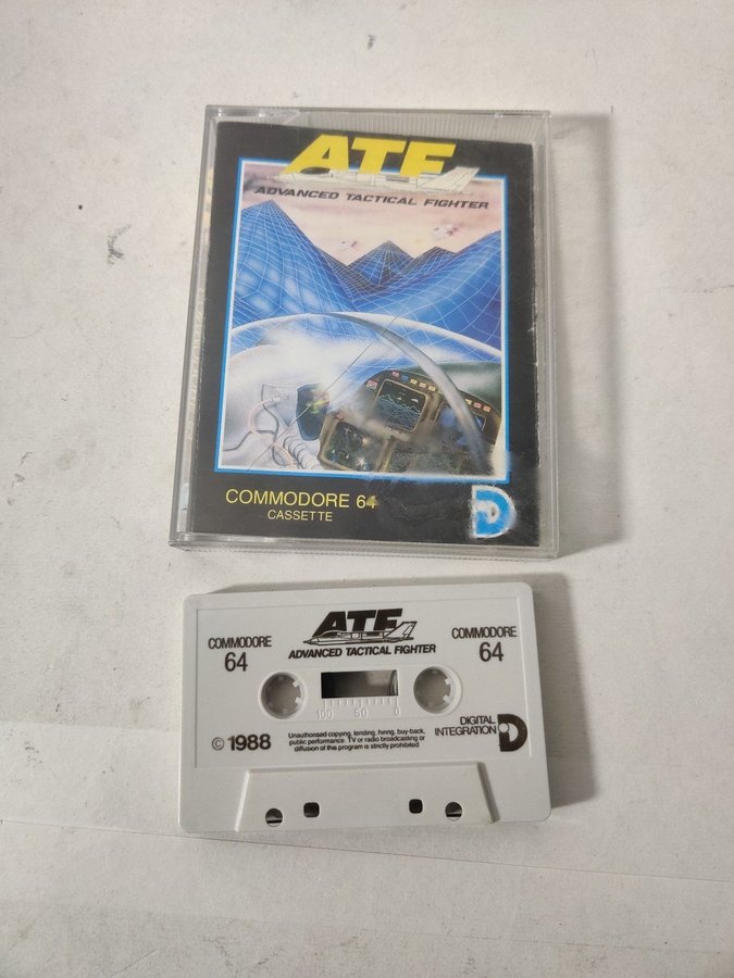 ATF - Advanced Tactical Fighter (Commodore 64/C64 Kassett)