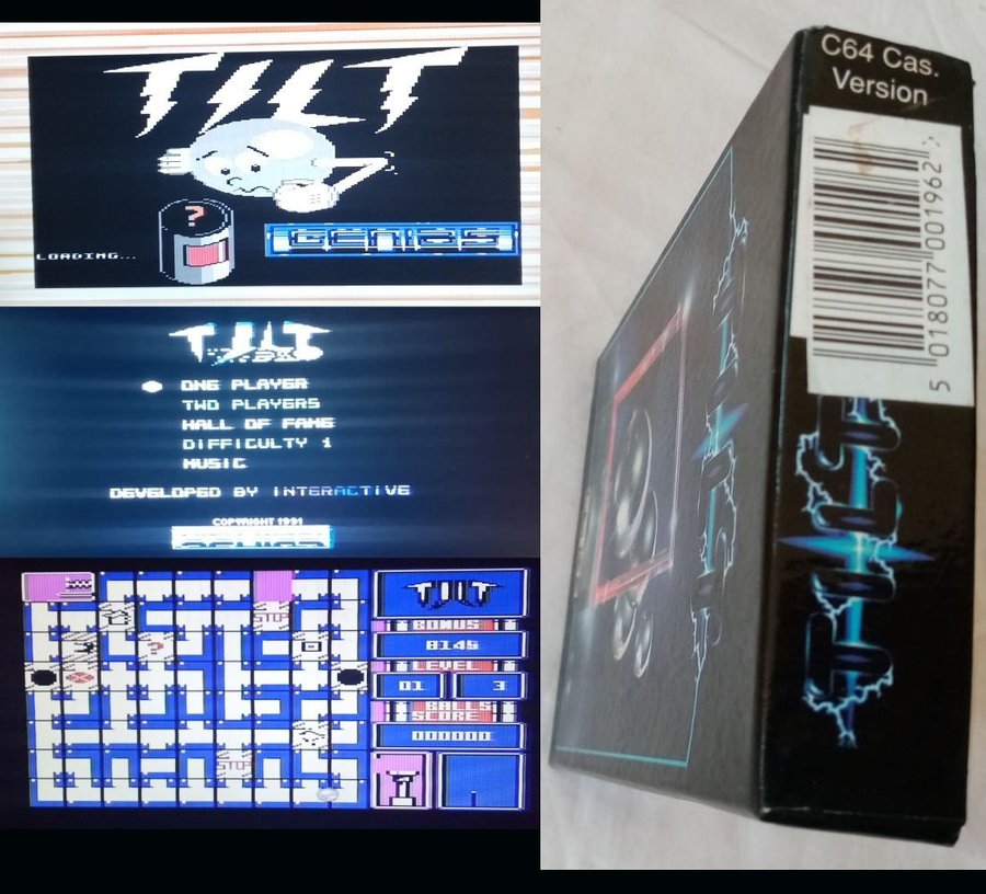 Tilt (Genias - Multimedia) >TESTAD< - Commodore 64/C64 Spel