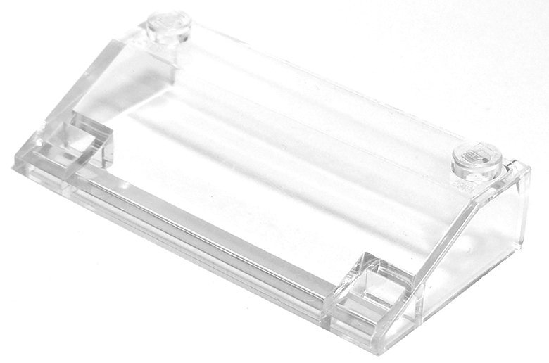 Trans-Clear Slope 33 3 x 6 without Inner Walls - LEGO - 58181