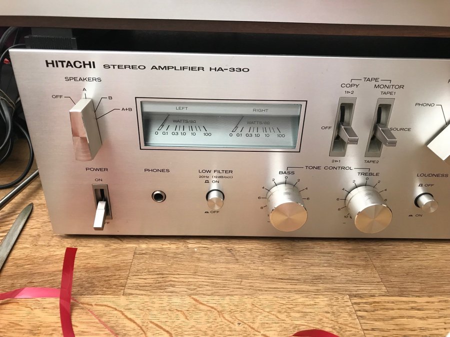 HITACHI STEREO AMPLIFIER HA-330 RARITET VINTAGE