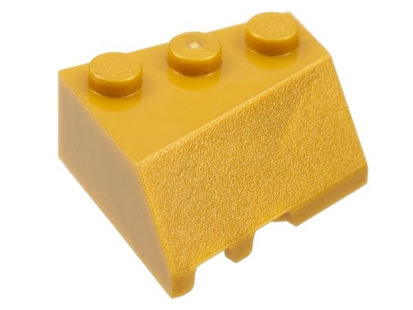 Pearl Gold Wedge 3 x 3 Sloped Right - LEGO - 48165