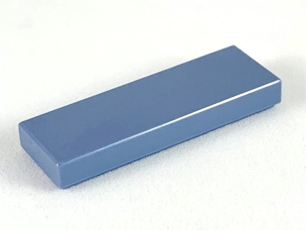 Sand Blue Tile 1 x 3 - LEGO - 63864