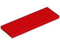 Red Tile 2 x 6 - LEGO - 69729