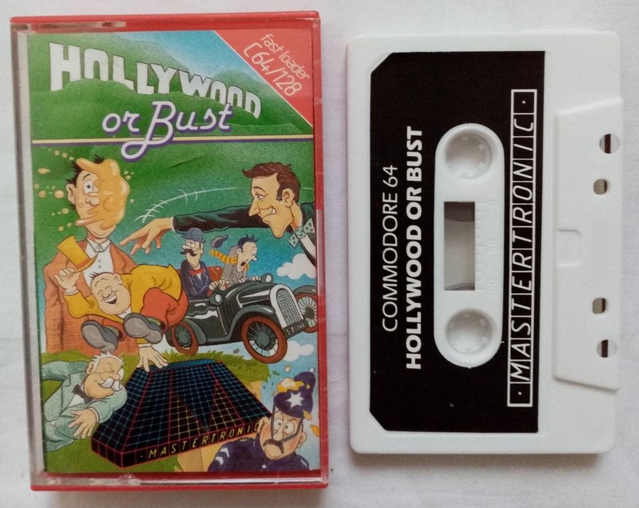 Hollywood or Bust (Mastertronic) - Commodore 64/C64 Spel