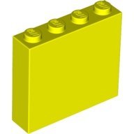 Neon Yellow Brick 1 x 4 x 3 - LEGO - 49311