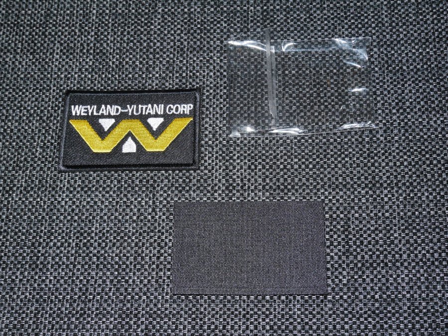 Weyland Yutani Corporation Alien Aliens Coventant / Tygmärke med kardborre