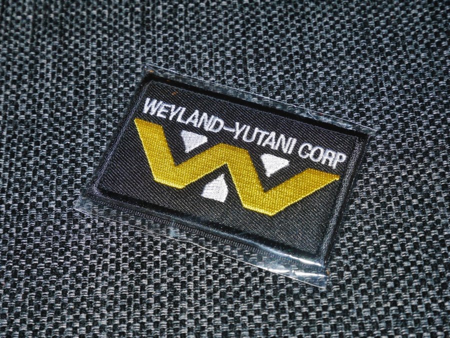 Weyland Yutani Corporation Alien Aliens Coventant / Tygmärke med kardborre