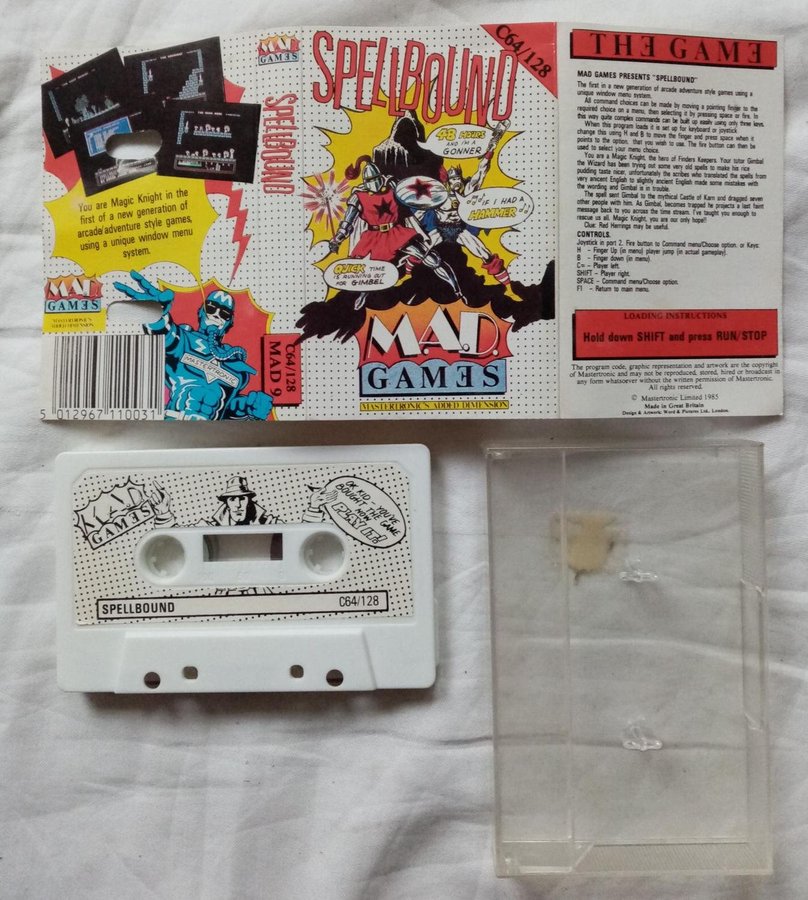 Spellbound (MAD Games - Mastertronic) - Commodore 64/C64 Spel