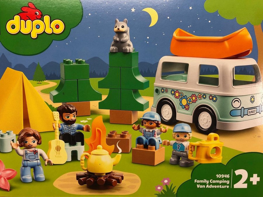 LEGO Duplo 10946 "Familjeäventyr med husbil" - från 2021 oöppnad / förseglad!