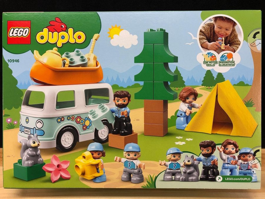 LEGO Duplo 10946 "Familjeäventyr med husbil" - från 2021 oöppnad / förseglad!
