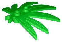 Bright Green Plant Leaves 6 x 5 Swordleaf - LEGO - 10884