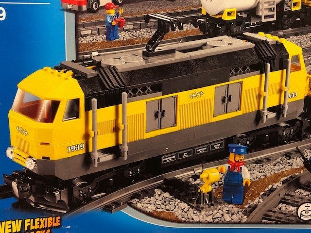 LEGO City 7939 "Cargo Train" - tåg från 2010 helt ny / oanvänd!