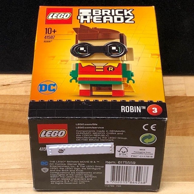 LEGO BrickHeadz 41587 "Robin" - från 2017 oöppnad!