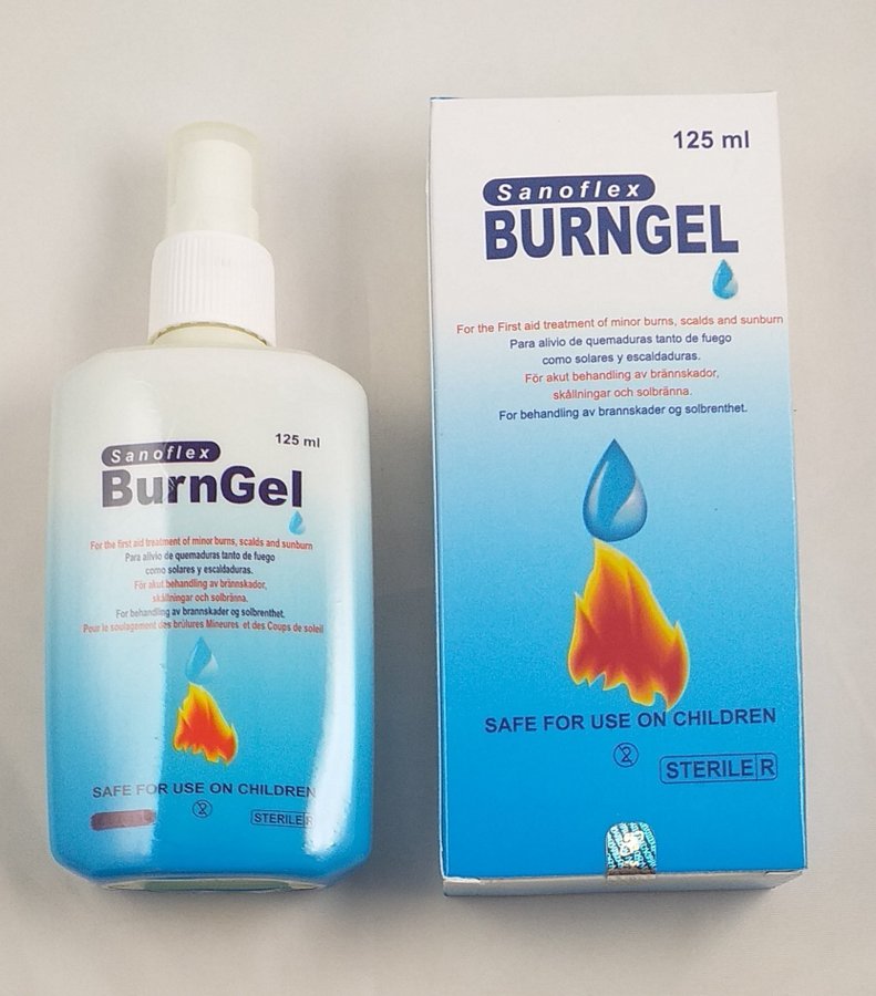 *NYA Första hjälpen Bränt dig? Burn gel Brännskador Brännskada - 6 st produkter