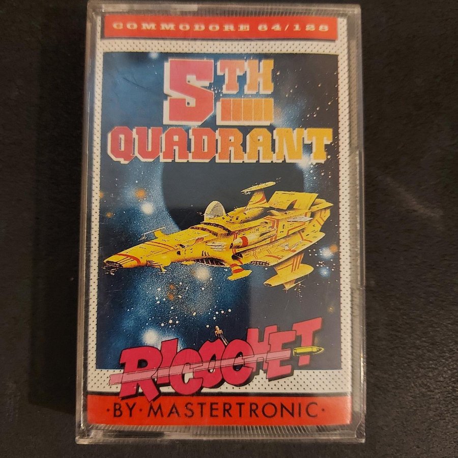 5TH QUADRANT / Commodore 64 C64 kassettband / FUNKTIONSTESTAT