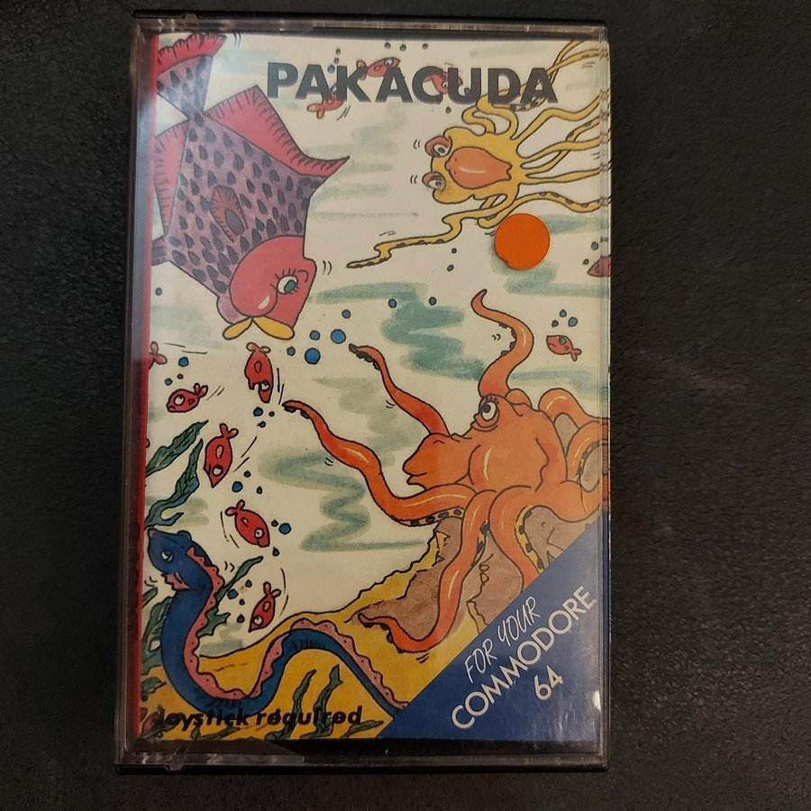 PAKACUDA / Commodore 64 C64 kassettband / FUNKTIONSTESTAT