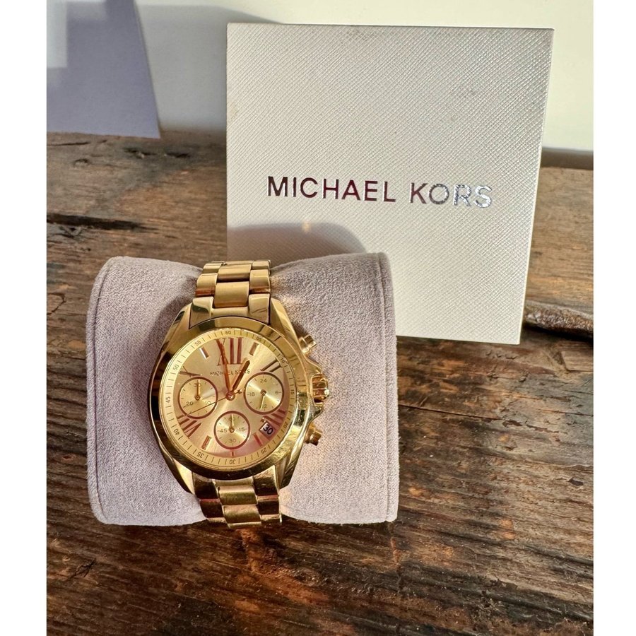 Michael Kors Klocka Guldpläterad