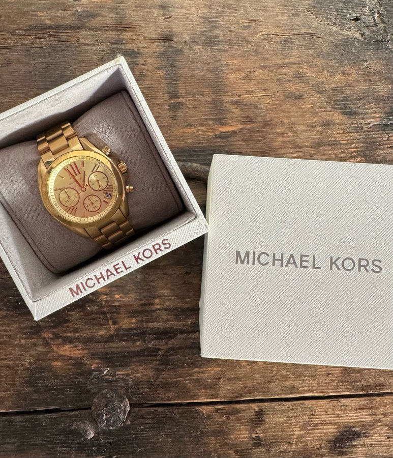 Michael Kors Klocka Guldpläterad