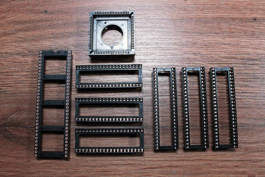 Amiga Chipset sockets - Denise Paula Gary CIA Kickstart CPU AGNUS - 500 2000