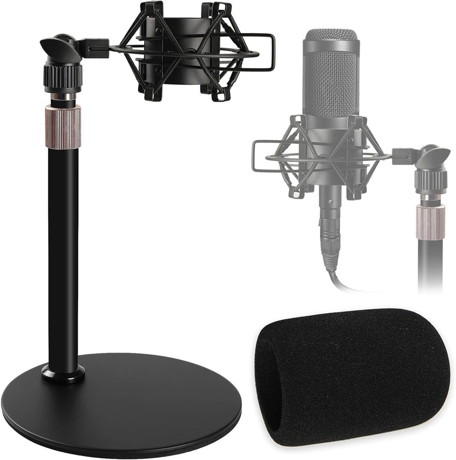 NY Audio Technica AT2020/35/2500X mik-hållare med pop filter | Ordpris 329kr