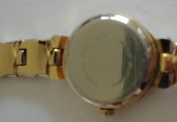 Vacker Vintage guldpläterad armbandsur Florence Quartz Swiss