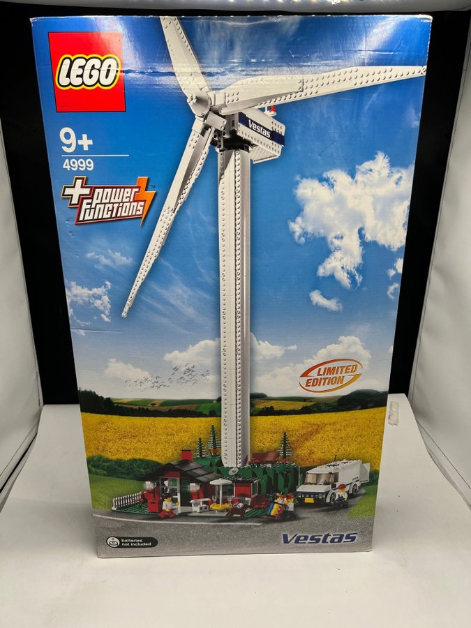 RARE VINTAGE LEGO 4999 LEGO City Vestas Power Plant Wind Turbine Ny oöppnad