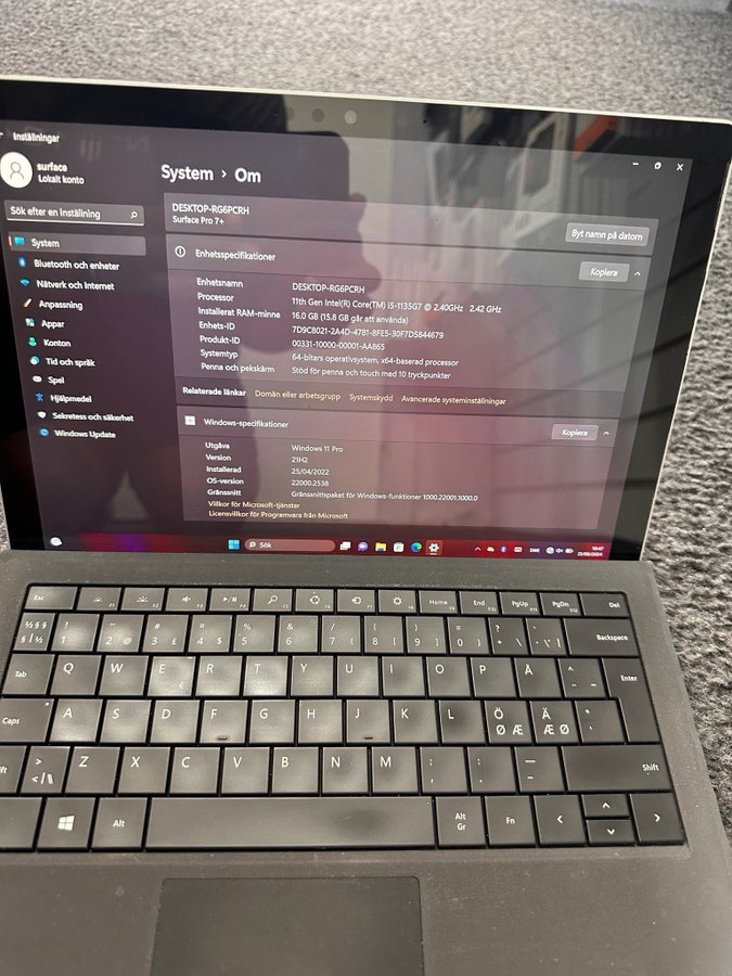 Microsoft Surface Pro 7