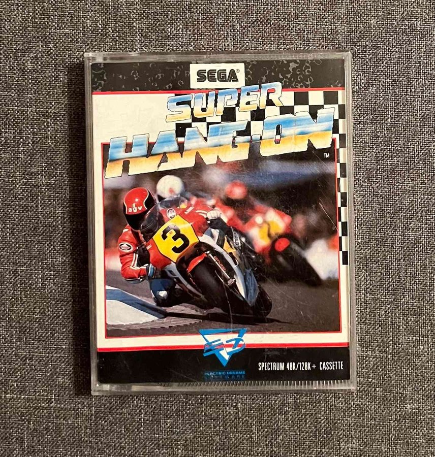 Sega Super Hang-on (Spectrum 48K/128K Kassett)(CIB)