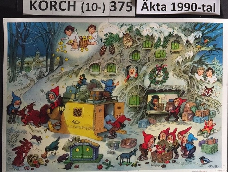 Adventskalender KORSCH 375A: Ringmur hornblåsare1990-2006 A4= 20x28cm