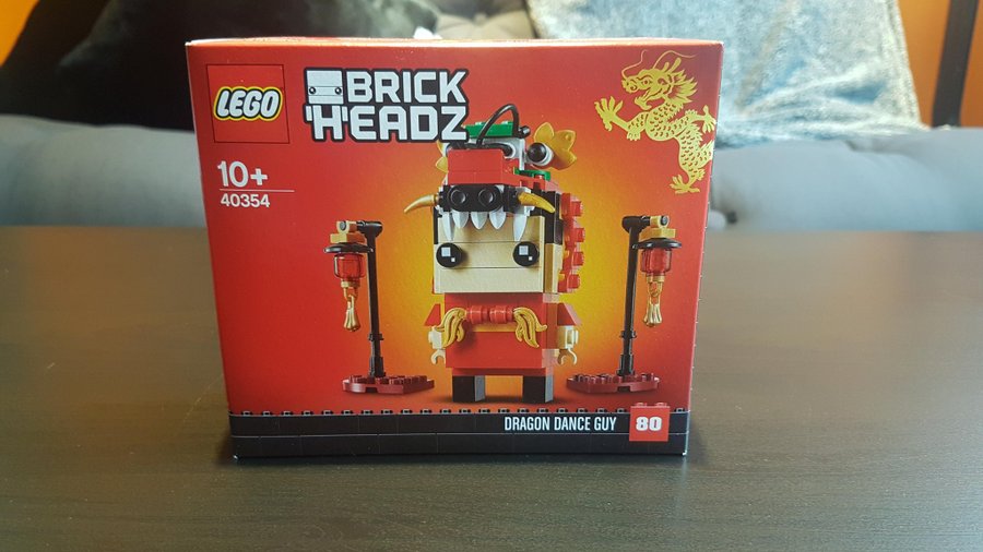 LEGO BrickHeadz "40354 - Dragon Dance Guy #80" (NY  OÖPPNAD)