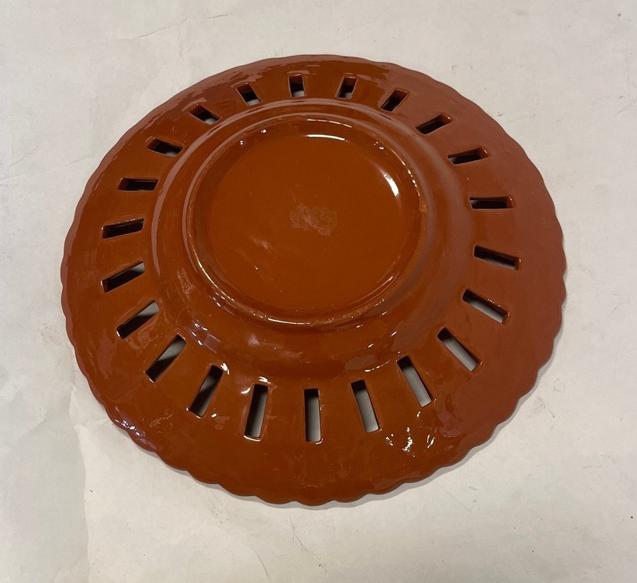 Uppläggningsfat keramik 30x4cm lasyr keramik  saknar märkning