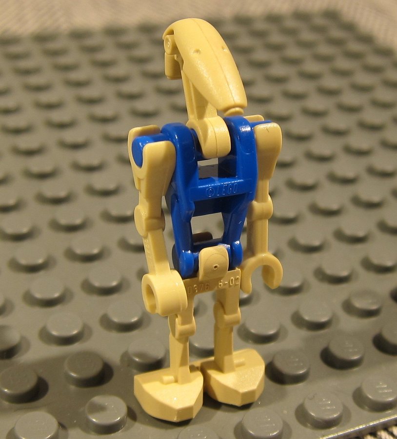 LEGO figur Battle Droid -Star Wars Pilot with Blue Torso Episode 1: sw0095