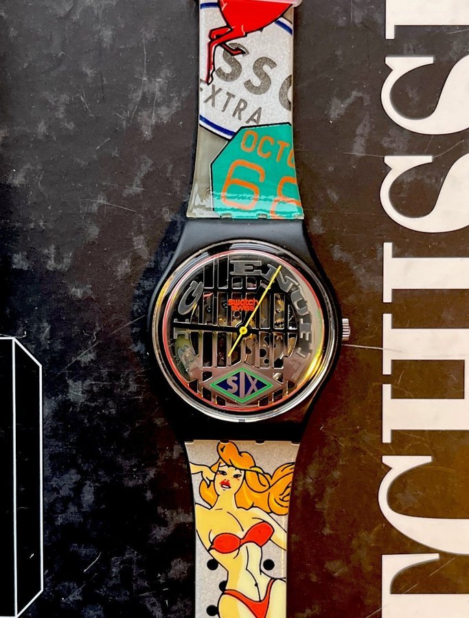 SWATCH GB151 •15• BIG ENUFF 1993 VINTAGE