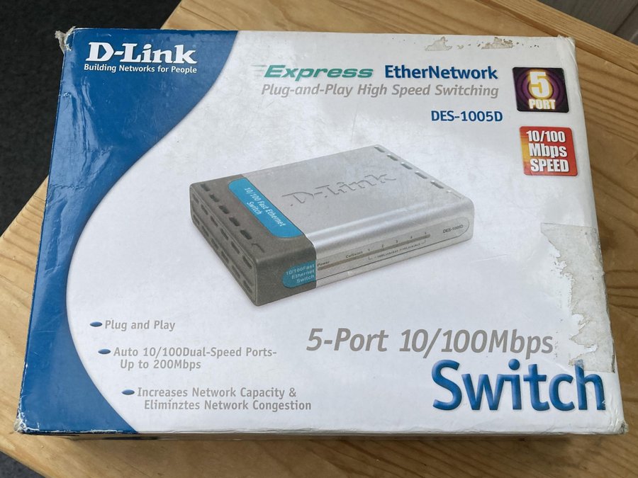 D-link DES-1005D switch