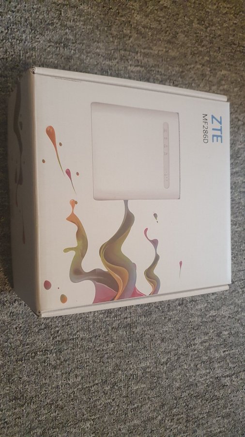 Zte 4g wireless router model Mf286D ( fint skick) telia