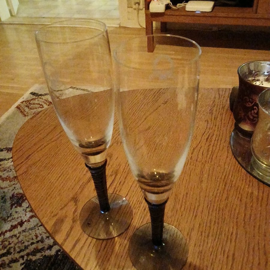 Champagne glas Älghults glasbruk