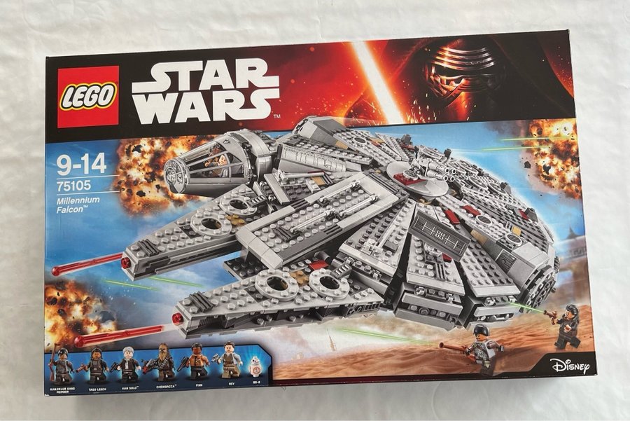 LEGO® Star Wars™ Millennium Falcon 75105 ÅR 2015 NY  OÖPPNAD