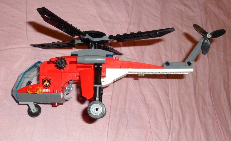 LEGO : Brandhelikopter / Heavy-Lift Cargo Helicopter