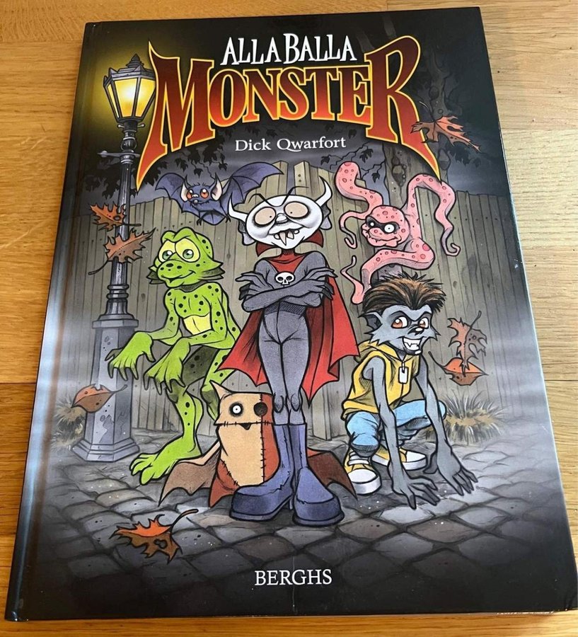 Ny stor bok om monster ”Alla balla monster” av Dick Qwarfort