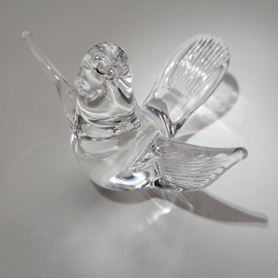 Lead Crystal Bird Sculpture