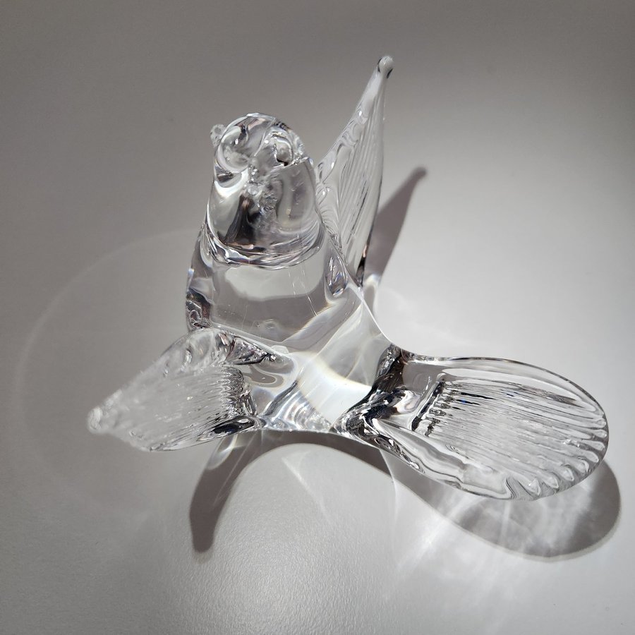 Lead Crystal Bird Sculpture