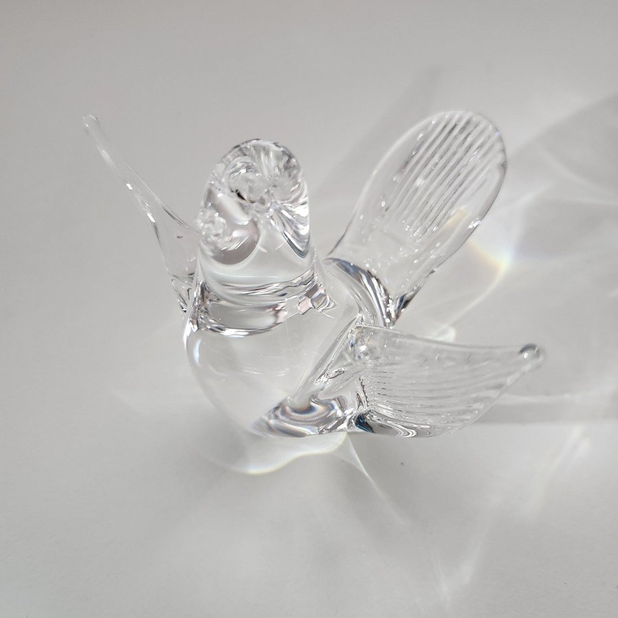 Lead Crystal Bird Sculpture